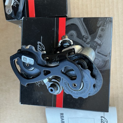 Campagnolo Record Carbon Titanium 10 SP. Front & Rear Derailleurs NEW BOXED. - Picture 2 of 12