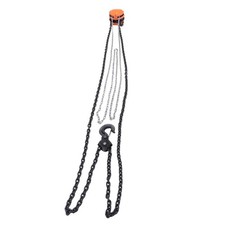 6600lbs Capacity Hand Chain Hoist 10FT G80 Galvanized Chain w/ Double-Pawl Brake