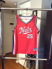 Washington Nationals #25 Red Polyester Tank Top Jersey Adult Medium SGA