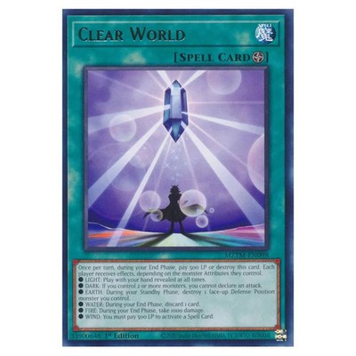 Yu-Gi-Oh! - Labyrinth of the Master - Clear World (Rare) MZTM-DE098