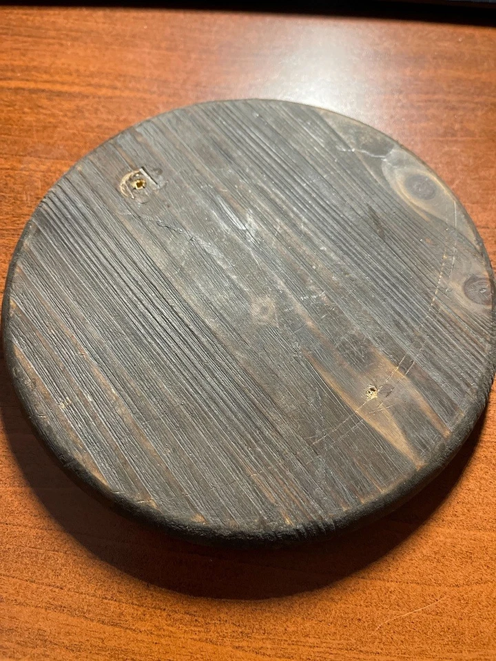 Scratch & Dent Set of 3 Wooden Top Botanical Design Metal Kitchen Canisters - Image 4 of 4