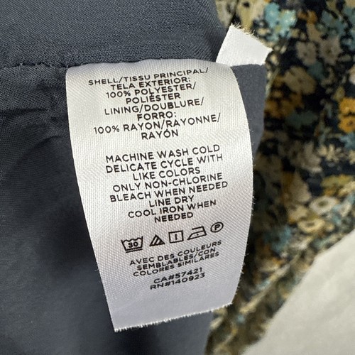 Loft Floral Midi Dress Size Medium Cottage Core Peasants Modest | Multi-Color - Picture 8 of 11