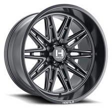 22x10 Hostile H126 Maniac Asphalt Satin Black Wheel 6x5.5 -25mm