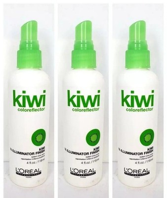 (lot Of 3) Kiwi Coloreflector Hi Illuminator Finish  (4.0 oz Each)