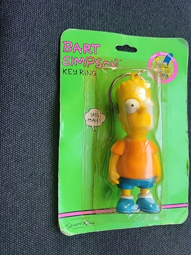 VNTG Bart Simpson Schlüsselanhänger - 1990 - Neu / SEALED - NOS - Street Kids - Simpsons - Bild 5 von 5