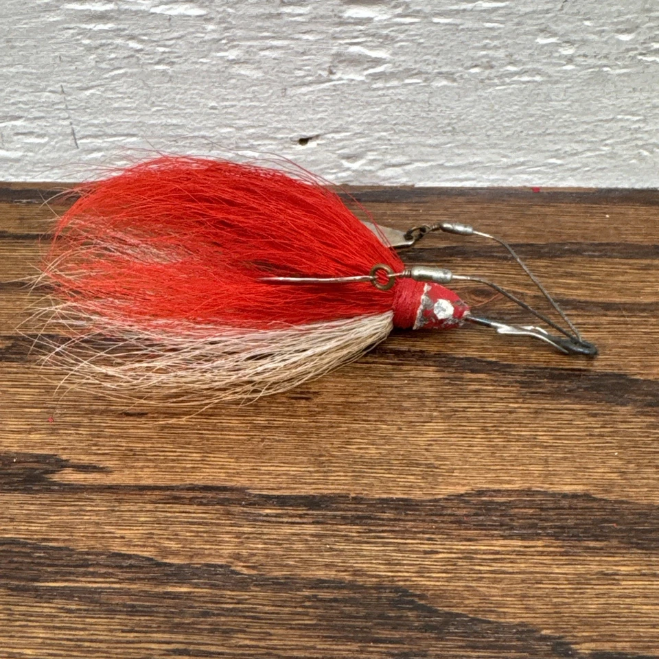 Vintage W.J. Señuelo giratorio doble Jamison Shannon con caja original Chicago EE. UU.  Foto 3 de 4