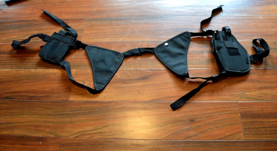 Funda para pistola de hombro para axilas ocultas Taigear con bolsa de cargador doble Foto 4 de 4