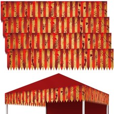 4 Pcs Halloween Carnival Tent Creepy Circus Theme Party Decor Carnival Tent Topp