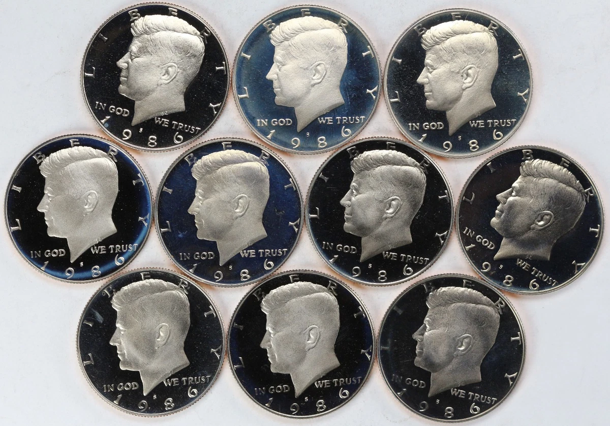 1986 Kennedy US Half Dollars (1964-Now) for sale | eBay
