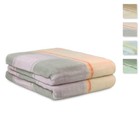 Couverture D'Hiver En Mélange De Laine Jacquard Simple Soraia Lit 1 Place 4479