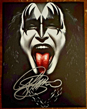 Gene Simmons KISS Signed Autographed Signature 8x10 Matte Photograph COA