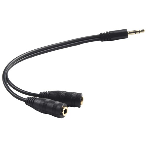 3.5mm Male To 2 Female Audio Stereo Spliter Earphone Extension Cable Adapter20cm - Picture 11 of 18