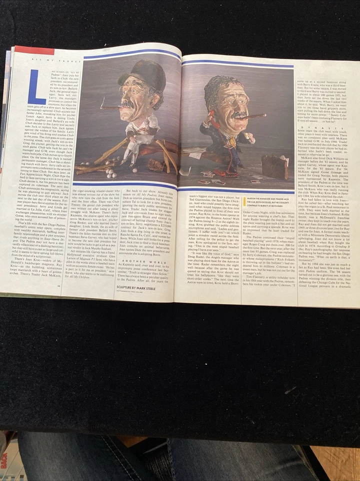 Sports Illustrated Baseball Preview Benito Santiago San Diego 1989 Mickey Mantle - Image 4 of 4