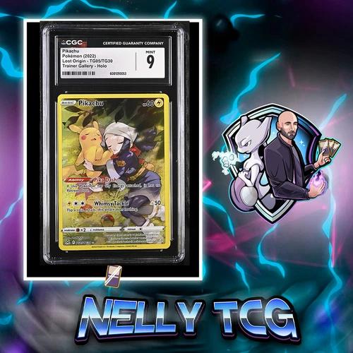 2022 Pokemon Lost Origin - Pikachu #TG05/TG30 CGC 9 Mint