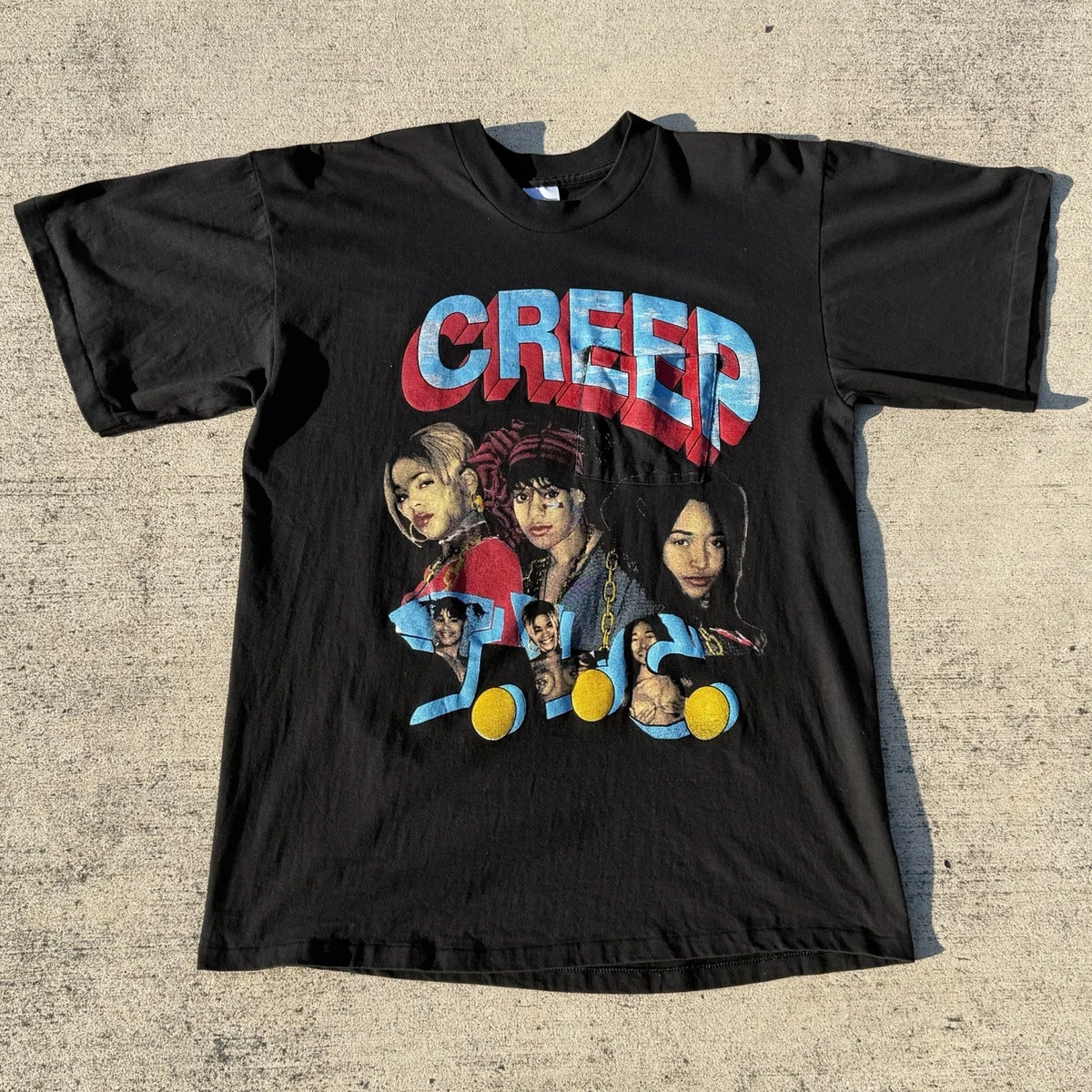 ミュージシャン TLC Creep T-Shirt Vintage TLC Creep T-Shirt