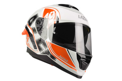 Motorradhelm LAZER RAFALE SR Pixel (Farben: Weiß   Schwarz   Rot) XL
