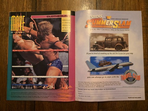 WWF Programm #236 The Ultimate Warrior San Diego CA April 1996 - Bild 11 von 11