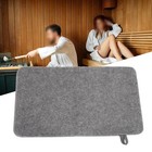 Felt For Sauna Mat Absorbent Insulation for Shower Room Spa Experience