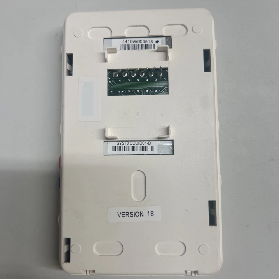 Carrier-Infinity-Systxccuid 01-B - Termostato digital programable versión 18 Foto 3 de 4