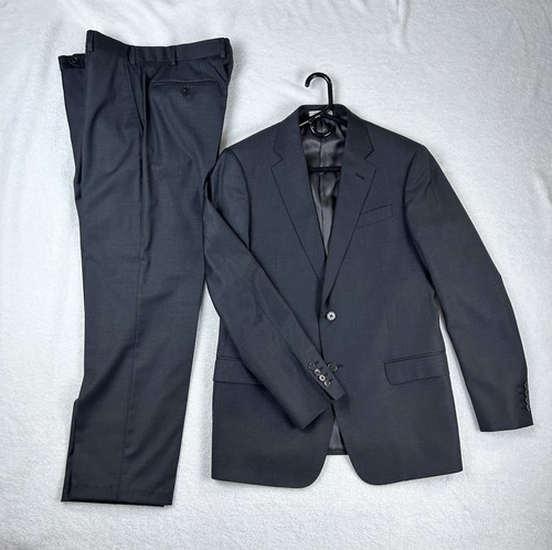 Armani Collezioni G-Line 2-PCS Slim Suit Men’s Wool Italy Size 40 Pants 34x29.5