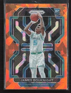 2021-22 Panini Prizm #311 James Bouknight Orange Ice Charlotte Hornets RC (V)