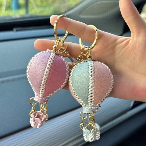 Mini Keychain Hot Air Balloon DIY Keychain Simple Car Key Ring Handmade Lanyard - Picture 12 of 26