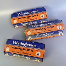 Westinghouse Photoflash 6 Flash Bulbs 3 Pkgs 36 Bulbs -AS IS in original pkgs