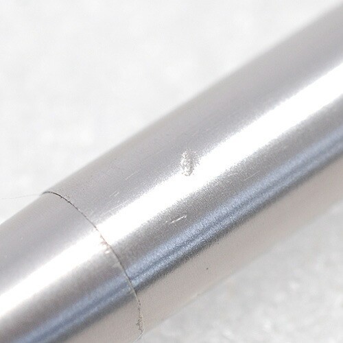 Montblanc Nobleshelf Hairline Silver MShape Push Ballpoint Pen - Picture 5 of 5