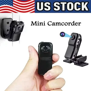 Mini Police Body Camera HD 1080P Video DVR Clip IR Night Cam Camcorder US