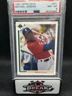 1991 Upper Deck #SP1 Michael Jordan PSA 8