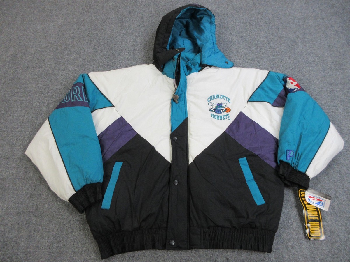 129MQ156F 90s Charlotte Hornets ジャケットXL Shop Charlotte Hornets 90s Jacket For Sale - William Jacket