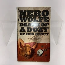 Rex Stout - Death Of A Doxy, 1972 PB Bantam Books Nero Wolfe Detective Mystery