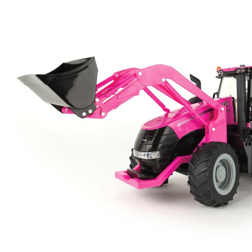 1/16 Big Farm Case IH Magnum PINK Tractor with Loader and Lights & Sounds, 47430 - Picture 3 of 9