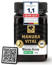 Manuka Vital MGO 550+, 500g - Miele di Manuka certificato 500 600