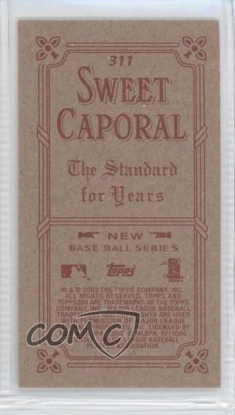 2002 Topps 206 Mini Red Sweet Caporal Back Vicente Padilla #311 - Image 2 of 2