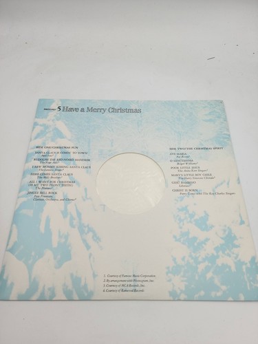 Vintage Vinyl Reader's Digest Have A Merry Christmas 5 LP Box Set RCA 1970s Holi - Picture 7 of 19