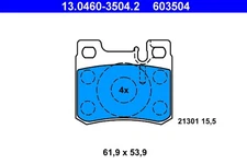Rear Axle ATE 13.0460-3504.2 Brake Pad Set, Disc Brake for Mercedes-Benz