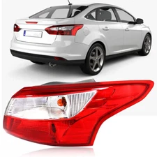 Right Tail Light For Ford Focus Sedan 2012-2013 2014 Outer Rear Lamp Halogen