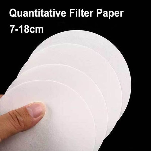 100 Pieces 7cm-18cm Quantitative Filter Paper for Chemistry Laboratory Supply ca - Picture 6 of 9