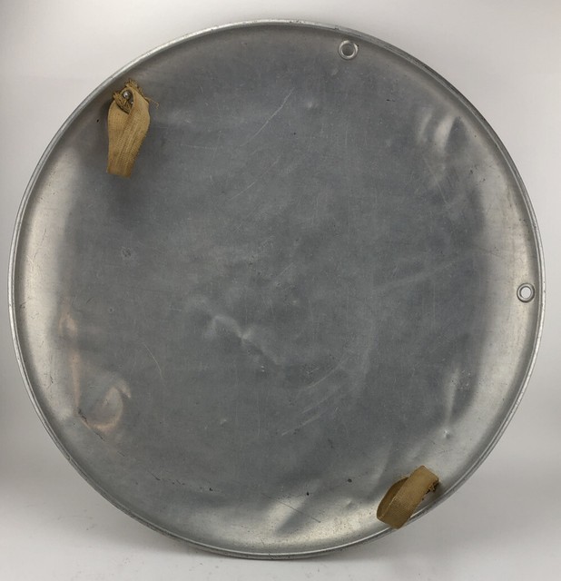 Vintage Aluminum Snow Disc Flying Saucer Sled with Handles Snow Sled