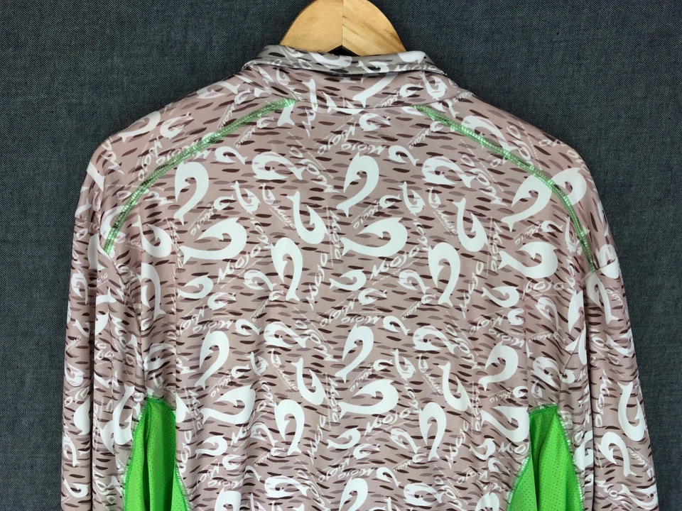 MOJO 1/4 Zip Fishing Shirt Men's L Large Long Sleeve Lightweight Breathable Hook - Image 4 of 4