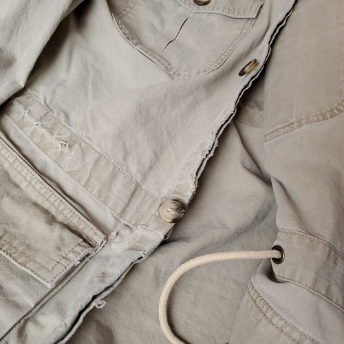 VTG Banana Republic Safari Jacket Men Large Khaki Military Mill Valley 80s READ - Picture 3 of 16