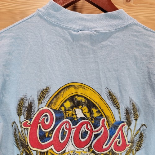 Vintage Coors Beer Promo T Shirt Men Size Medium 70s - Picture 4 of 9