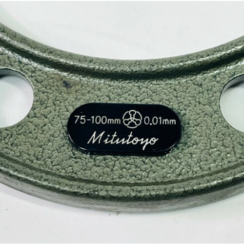 Mitutoyo Outside Micrometer 103-140 OM-100 75-100mm with Case limited From JAPAN - Picture 9 of 12