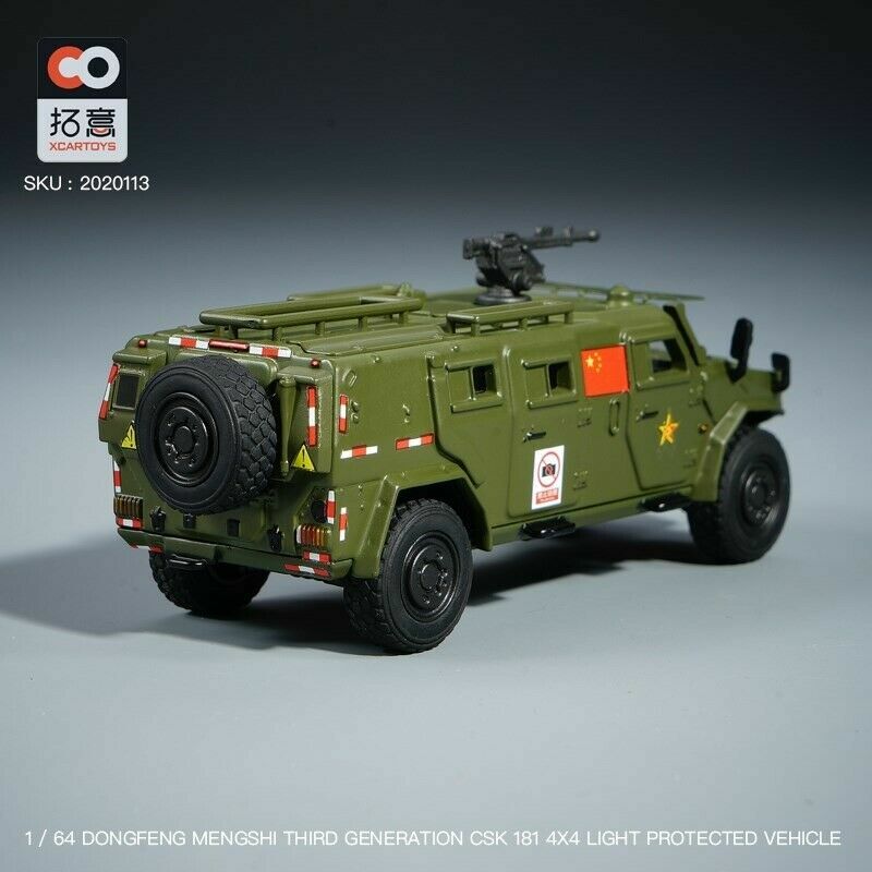Modellino Auto Militare XCARTOYS 1/64 - Dongfeng Jiefang Esercito - Diecast Metall - Foto 4