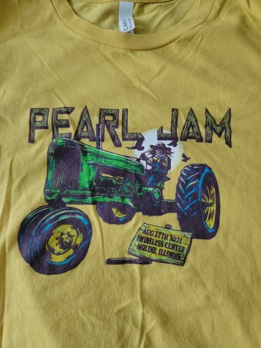 Pearl Jam Moline setlist t-shirt unisex large variant! official merchandise tee - Picture 2 of 7