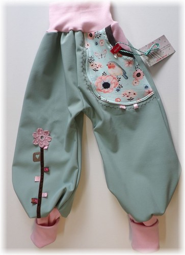 niciart design ♥H/W SOFTSHELLJACKE & BAUMWOLLFLEECE♥SOFTSHELL JACKE ♥WUNDERBLUME - Bild 26 von 31
