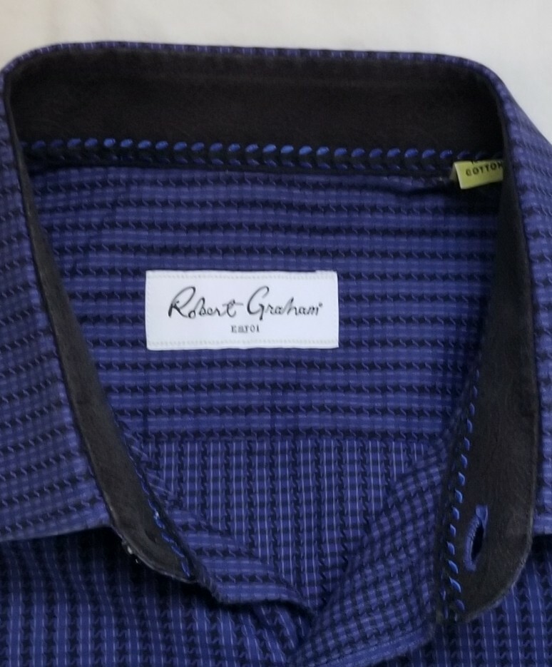 ROBERT GRAHAM Collared Button Down Shirt Stripped… - image 6