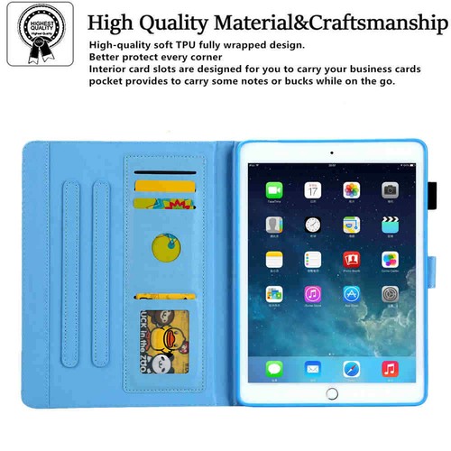 For iPad 10th 9th 8th 7th 6th 5th Gen/Mini/Air Magnetic Flip Leather Case Cover - Picture 3 of 31