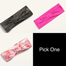 Old Navy Women s Active Performance Headband Warm Camo Pink Marbled Age 15 10